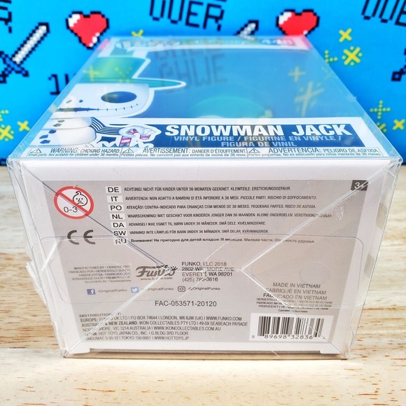 Funko PoP Nightmare Before Christmas Snowman Jack #448 Vinyl Figure + Protector